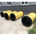 flexible large diameter flanged steel wire drainage hose